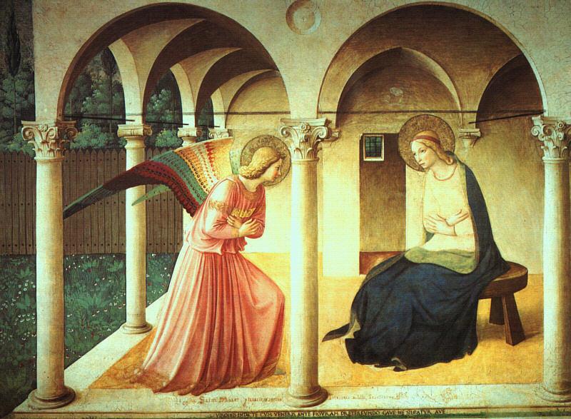 Fra Angelico The Annunciation Spain oil painting art
